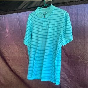Izod blue striped xl polo